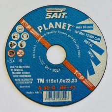Круг отрезной 115x1.0x22 SAIT PLANET-TM A60Q