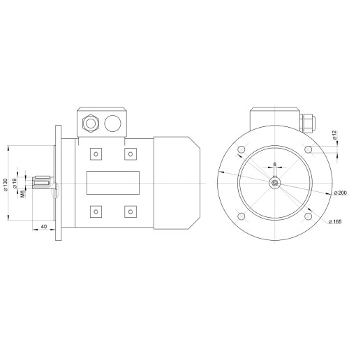 Elektrimootor 1,1kW 2850rpm ML80B-2 230V B5