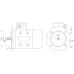Elektrimootor 0,55kW 935rpm T2A80B-6 230/400V B5