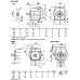 Reduktor CMG-022 i=23.85 H90 90B14 D=25mm