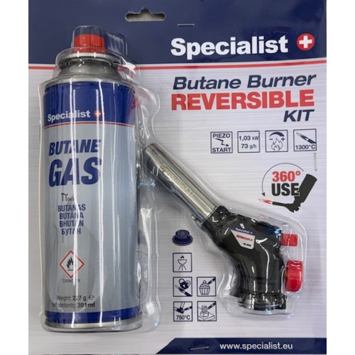 Põleti Specialist. Propaan-butaan gaas 227g Põleti Specialist. Propaan-butaan gaas 227g
