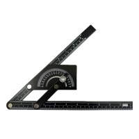 Nurgamõõtur 230x500mm 0-180gr Nurgamõõtur 230x500mm 0-180gr