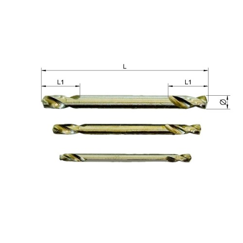 Metallipuur kahepoolne Ø 3,3 mm HSS-G 