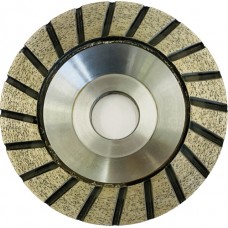 Алмазный шлифовальный круг 12A2-45 100x21x4x16x22.2 250/200 для обработки стекла и природного камня