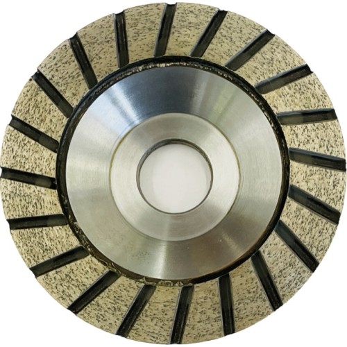 Алмазный шлифовальный круг 12A2-45 100x21x4x16x22.2 315/250 для обработки природного камня