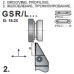 Резец токарный  GSR 2525M3  (PT_-22-3.0-..)