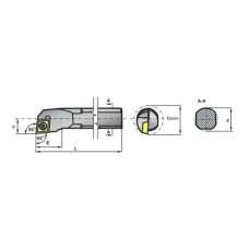 Резец токарный S10K-SCLCR-06 (CC..0602rr)