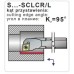 Резец токарный S25T-SCLCR-09 (CC..09T3rr) d25x300mm Dmin=32mm