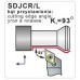 Резец токарный SDJCL 1616-11 (DC..11T3..)