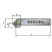 Резец токарный SSSCL 1616-09 (SC..09T3..)