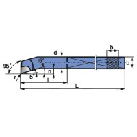 Sisetreimistera umbava ISO9 16x16x210mm P20 Sisetreimistera umbava ISO9 16x16x210mm P20