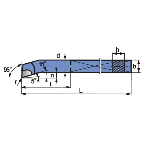 Sisetreimistera umbava ISO9 16x16x210mm P20 Sisetreimistera umbava ISO9 16x16x210mm P20