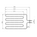 Kütteelement 2000W 230V, 04.068 (SAV-200)