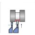 Mahalõiketreitera ISO7L 16x10x110mm K20 / VK6 vasak