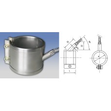 Manseti küttekeha D30x25mm 120W 230V